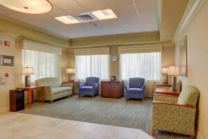 The lobby at Whitehall Borough
