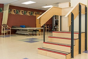 The rehab gym at Whitehall Borough